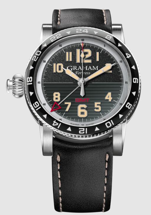 Replica Graham Watch 2FOBC.B02A FORTRESS GMT BLACK